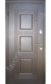 Вхідні двері «Брама», 1,5 мм. сталь, коробка утеплена, товщина полотна 75 мм.