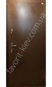 Металлические двери, модель «Экспозит» снаружи метал, внутри мдф 