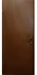 Двухлистові утеплені металеві двері пофарбовані, модель Варда