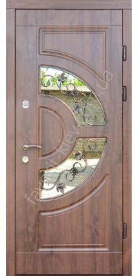 Входные уличные двери, модель «Милан», 1,8 мм. сталь, толщина полотна 80 мм.