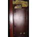 Бронедвері двері зі склом і ковкою, модель «Престиж» в золотому дубі