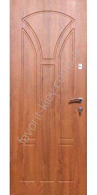 Входные уличные двери «Олимп» 1,5 мм. сталь, Золотий дуб