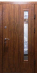 Вхідні двері зі склопакетом, модель «Лаванда»