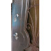 Входная бронедверь со стеклопакетом и ковкой, модель «Сицилия»