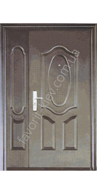 Полуторні вхідні двері, модель «А13»