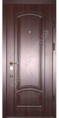 Входная бронированная дверь с уличным покрытием, модель «Дачия»