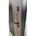 Дверь с вертикальной вставкой дуб табак