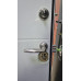 Дверь «Аплот» коричнево-белые металлизированная эмаль три контура уплотнения терморазрыв