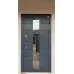 Входная уличная дверь «Берислав», четырехкамерный стеклопакет, металл полотна 2.2 мм