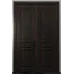 Распашная дверь «Classic-17-2» цвет Орех Мореный Темный