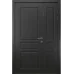 Міжкімнатні полуторні двері «Classic-17-half» колір Антрацит