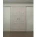 Межкомнатная двойная раздвижная дверь «Classic-30-2-slider» цвет Дуб Немо Лате
