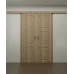 Межкомнатная двойная раздвижная дверь «Classic-30-2-slider» цвет Дуб Сонома