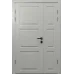 Міжкімнатні полуторні двері «‎‎Classic-30-half» колір Білий Супермат
