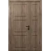Міжкімнатні полуторні двері «‎‎Classic-30-half» колір Дуб Бурштиновий