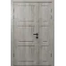 Міжкімнатні полуторні двері «‎‎Classic-30-half» колір Крафт Білий