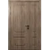 Міжкімнатні полуторні двері «Classic-31-half» колір Дуб Бурштиновий
