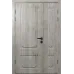 Міжкімнатні полуторні двері «‎‎Classic-31-half» колір Крафт Білий