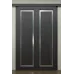 Міжкімнатні подвійні розсувні двері «Classic-36f-2-slider» колір Антрацит