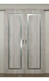 Міжкімнатні подвійні розсувні двері «Classic-36f-2-slider»‎ Фаворит