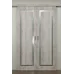 Міжкімнатні подвійні розсувні двері «Classic-36f-2-slider» колір Крафт Білий