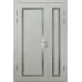 Межкомнатная полуторная дверь «Classic-36f-half» цвет Белый Супермат