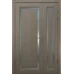 Міжкімнатні полуторні двері «Classic-36f-half» колір Какао Супермат