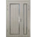 Міжкімнатні полуторні двері «Classic-36f-half» колір Дуб Немо Лате