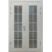 Двойная дверь «Classic-62-2» цвет Дуб Белый