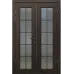 Двойная дверь «Classic-62-2» цвет Орех Мореный Темный
