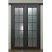 Міжкімнатні подвійні розсувні двері «Classic-62-2-slider» колір Антрацит