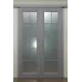 Межкомнатная двойная раздвижная дверь «Classic-62-2-slider» цвет Бетон Кремовый
