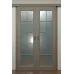 Міжкімнатні подвійні розсувні двері «Classic-62-2-slider» колір Какао Супермат