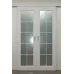 Межкомнатная двойная раздвижная дверь «Classic-62-2-slider» цвет Дуб Белый