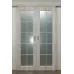 Міжкімнатні подвійні розсувні двері «Classic-62-2-slider» колір Крафт Білий