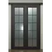 Міжкімнатні подвійні розсувні двері «Classic-62-2-slider» колір Венге Південне