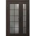 Полуторные двери «Classic-62-half» цвет Орех Мореный Темный