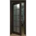 Міжкімнатні роторні двері «Classic-62-roto» колір Горіх Морений Темний