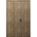 Полуторні двері «Classic-67-half» колір Дуб Бурштиновий