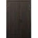 Полуторні двері «Classic-67-half» колір Горіх Морений Темний