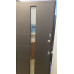  Входные уличные полуторные двери со стеклом, серия Премиум+ «Фреска три контура» метализированная эмаль, терморазрыв.