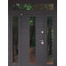  Входные уличные полуторные двери со стеклом, серия Премиум+ «Фреска три контура» метализированная эмаль, терморазрыв.