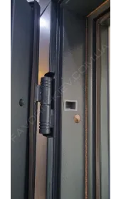 Вхідні вуличні двері «Гордон фанера», три контури ущільнення, метал полотна 2.2 мм