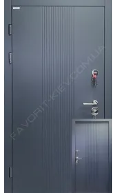 Дверь «Империя фанера», металлизированная эмаль, три контура уплотнения 