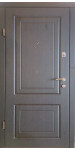 Входная дверь «Лагуна», стальной лист 2 мм, двухцветная