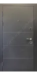 Вуличні двері «Ліберта» металізована емаль, 1.8 мм сталь, 90 мм товщина полотна