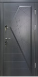 Входная дверь модель «Марсель», 2 мм сталь, 98 мм толщина полотна, цвет графит