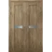 Міжкімнатні двійні двері «Modern-06-2» колір Дуб Бурштиновий