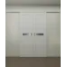 Межкомнатная двойная раздвижная дверь «Modern-06-2-slider» цвет Белый Супермат