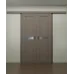 Межкомнатная двойная раздвижная дверь «Modern-06-2-slider» цвет Какао Супермат